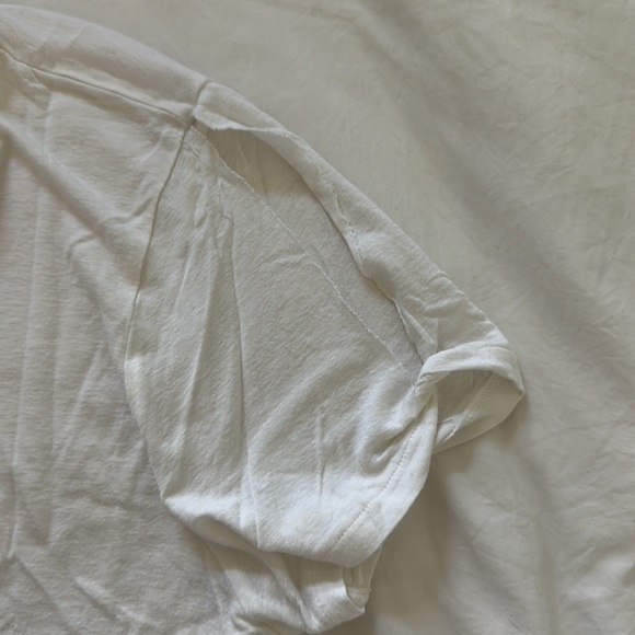 Cream All Saints T shirt size L - Picture 4 of 4